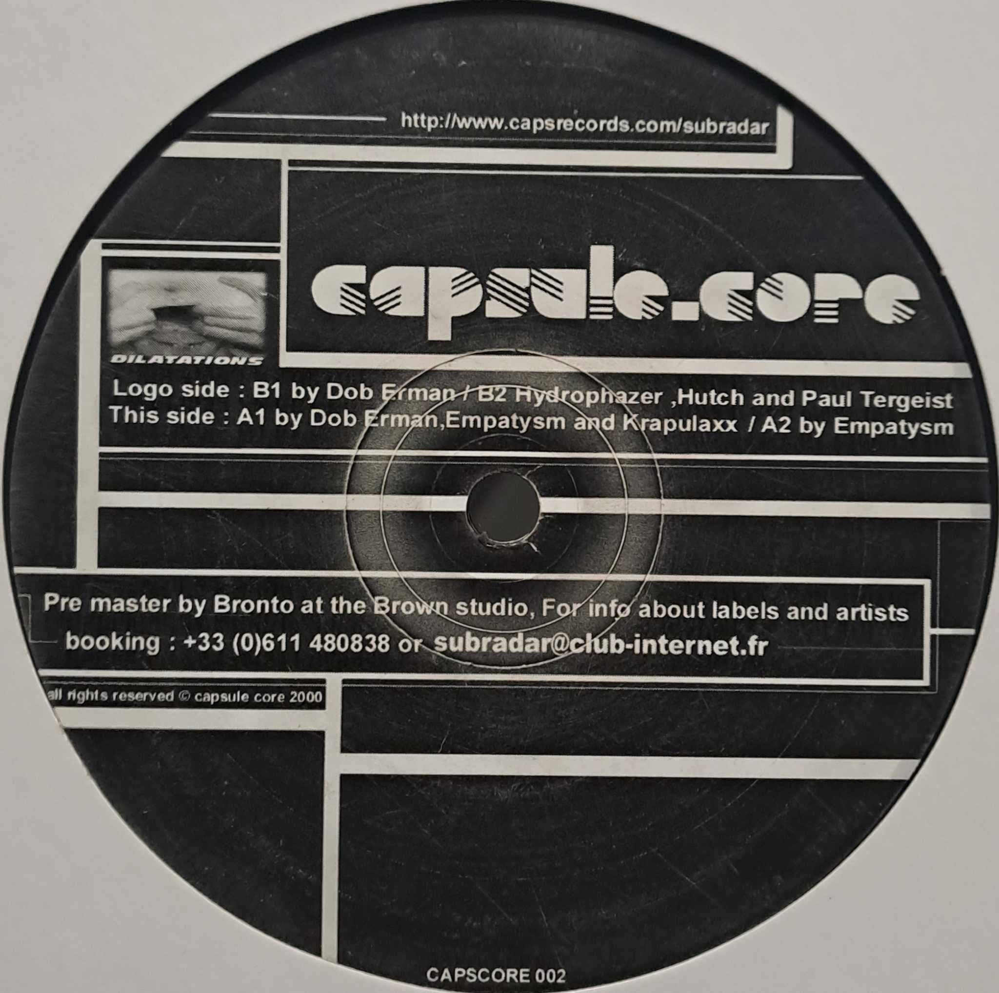 Capsule Core 02 (original) - vinyle hardcore